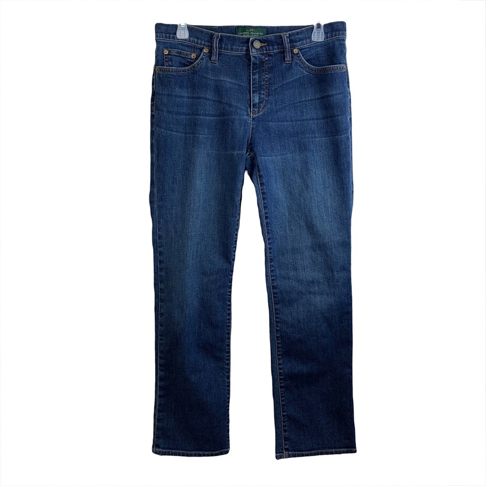 Lauren Ralph Lauren Womens Classic Straight Dark Wash Jeans Size 8